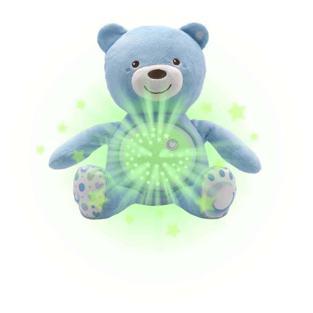 Night Lights & Cot Mobiles Chicco Baby Bear Blue Projector Pitter Patter Baby NI 5