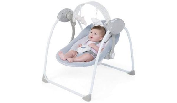 Bouncers & Rockers Chicco relax and play swing cool grey Pitter Patter Baby NI 4