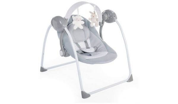 Bouncers & Rockers Chicco relax and play swing cool grey Pitter Patter Baby NI 7