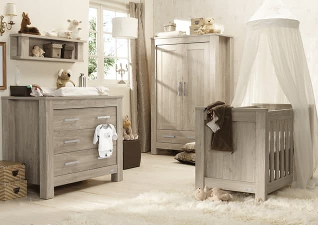 Nursery Furniture & Safety Bordeaux ash 3pc furniture set Pitter Patter Baby NI 3