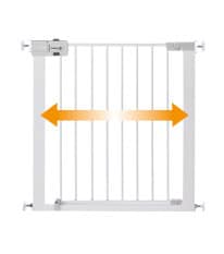 Baby Health & safety essentials SECURTECH® SIMPLY CLOSE METAL GATE – WHITE Pitter Patter Baby NI 6