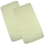Sheets & Protectors 2 Pack Crib Fitted Sheets 40cm x 94cm Pitter Patter Baby NI 3