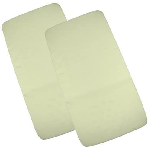 Sheets & Protectors 2 Pack Crib Fitted Sheets 40cm x 94cm Pitter Patter Baby NI 5