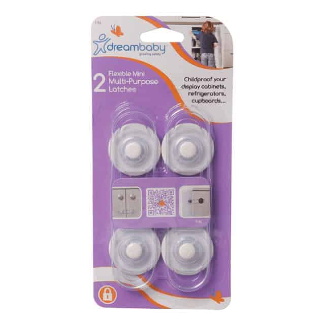 Baby Health & safety essentials FLEXIBLE MINI MULTI-PURPOSE LATCHES 4 PACK Pitter Patter Baby NI 4