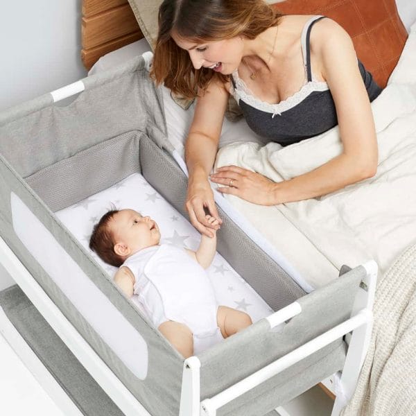 Cribs & Next2Me Cribs SnuzPod4 Bedside Crib Dusk Pitter Patter Baby NI 9