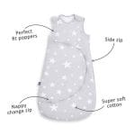 Blankets & Sleeping Bags SnuzPouch Sleeping Bag – 2.5 TOG – White Stars Pitter Patter Baby NI 3