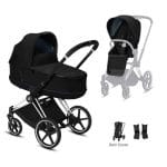 Cybex Cybex Priam Chrome chassis – deep black Pitter Patter Baby NI 2