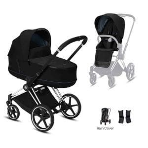 Cybex Cybex Priam Chrome chassis – deep black Pitter Patter Baby NI