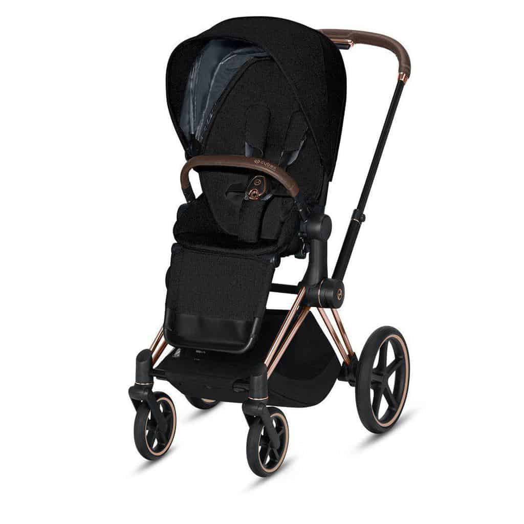 Cybex Cybex Priam rose gold chassis – deep black Pitter Patter Baby NI 6