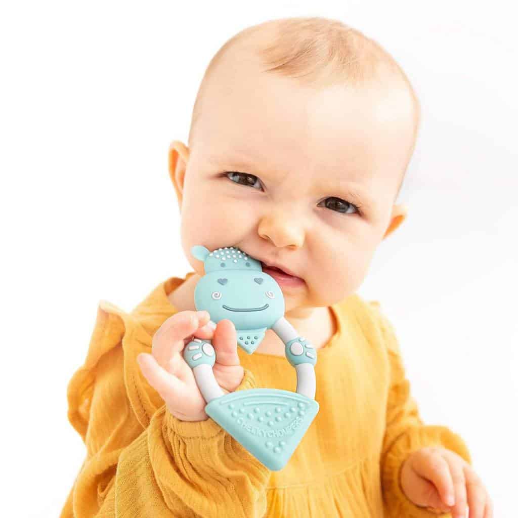 Teething Chewy the Hippo Teether Pitter Patter Baby NI 8