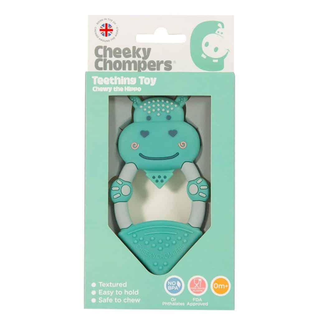 Teething Chewy the Hippo Teether Pitter Patter Baby NI 4