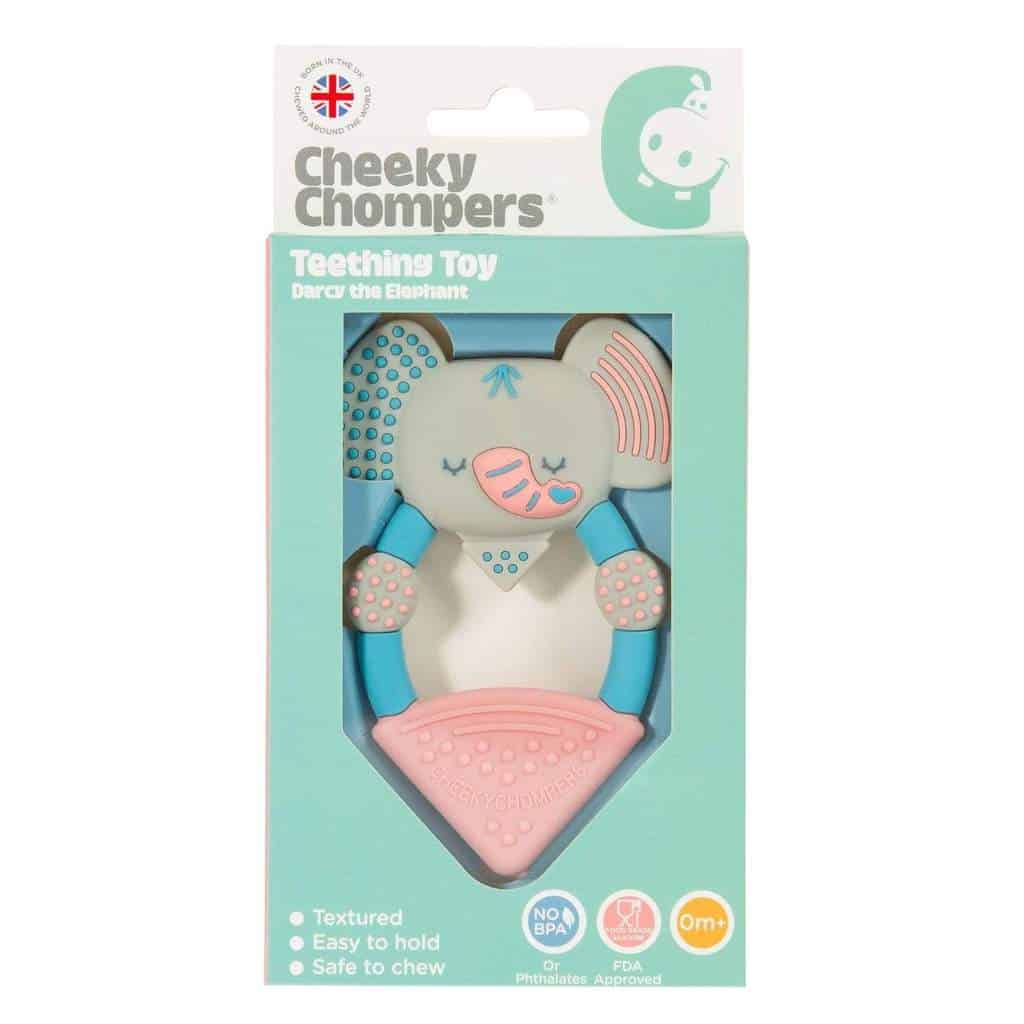 Teething Darcy the Elephant Teether Pitter Patter Baby NI 9