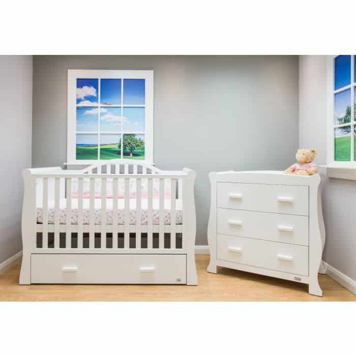 Cots, Cotbeds & travel cots Oslo Sleigh Cotbed Pitter Patter Baby NI 5