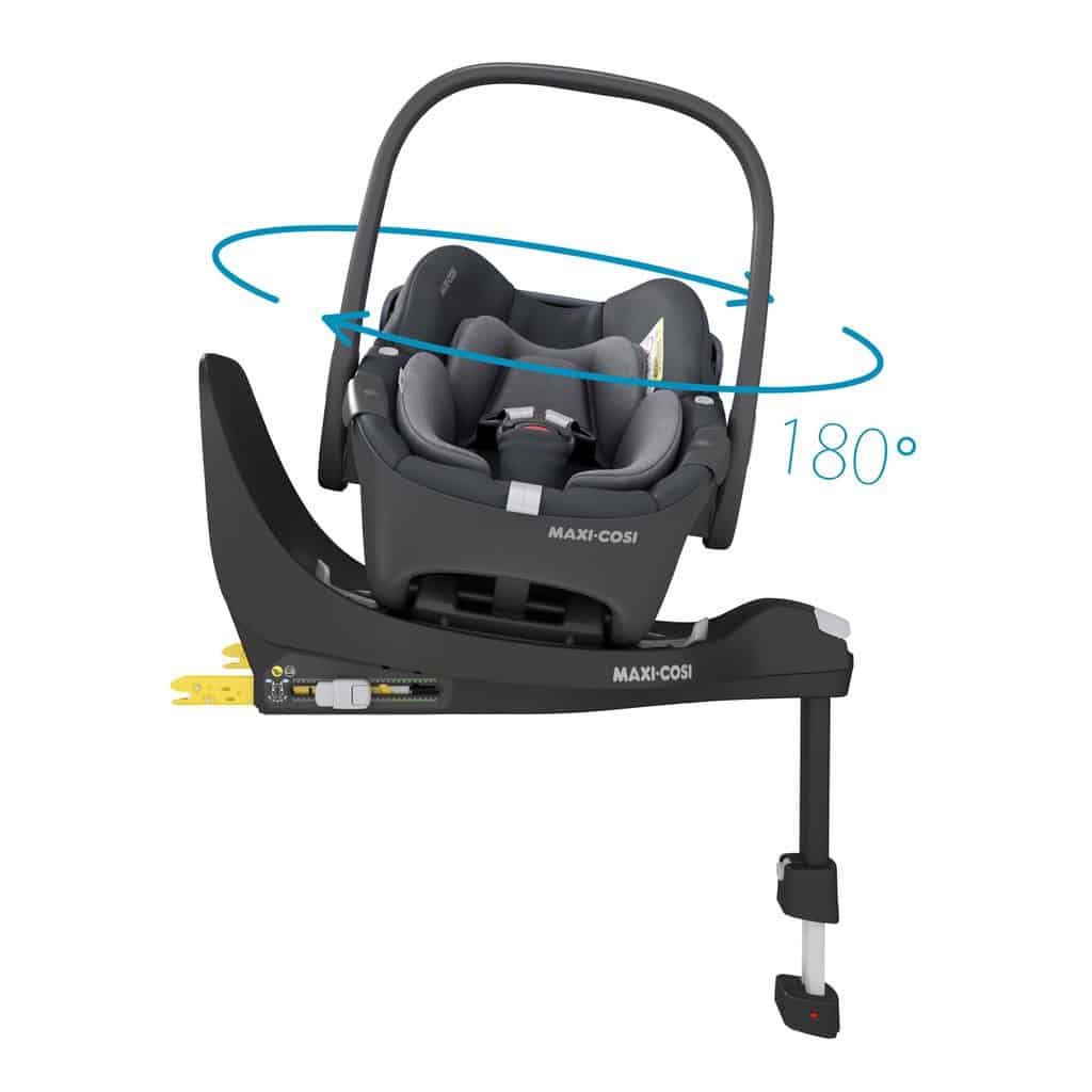 Baby 0-15months Maxi Cosi Pebble 360 with FamilyFix 360 base Pitter Patter Baby NI 26