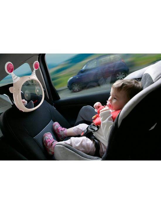 Carseat Accessories & Isofix Bases Oly Car Mirror – Beige Pitter Patter Baby NI 6