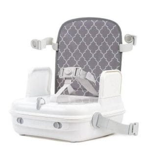 Highchairs Benbat Yummigo Booster/Feeding Seat with Storage Compartments – Grey/White Pitter Patter Baby NI
