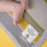 Blankets & Sleeping Bags Cosatto Knitted Stripe Blanket – Grey/Yellow Pitter Patter Baby NI 4