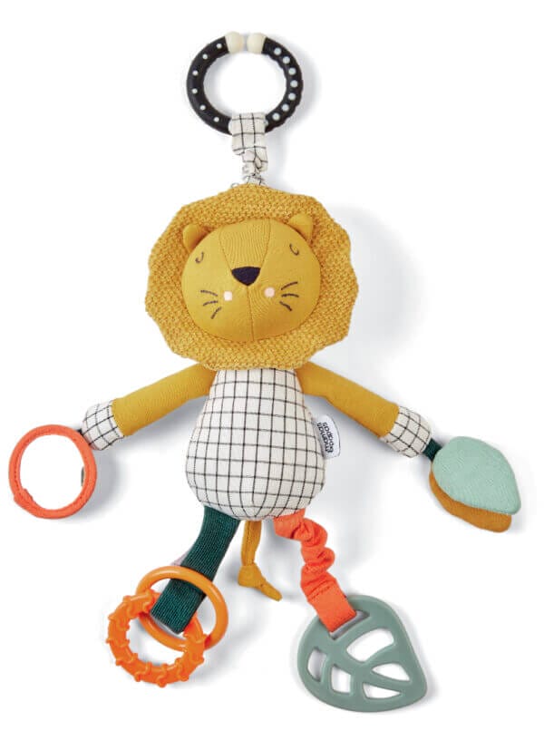 wildly adventures educational toy jangly lion