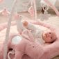 welcome to the world bunny playmat pink