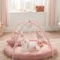 welcome to the world bunny playmat pink
