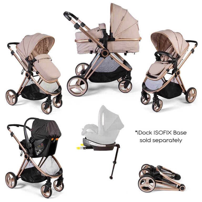 Push Me Pace i 3 in 1 Travel System – Latte